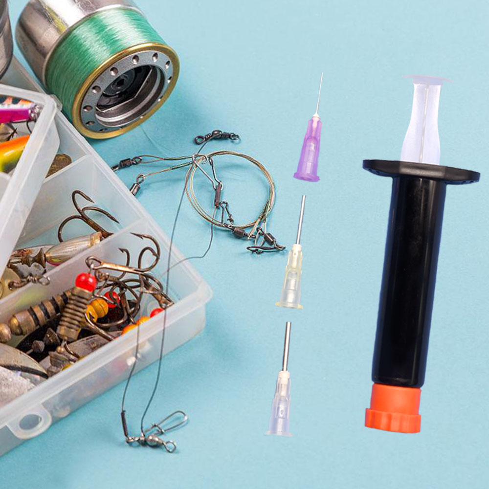 2 комплекта черных шприцев для – обзор и цена Fishing Line Dispenser